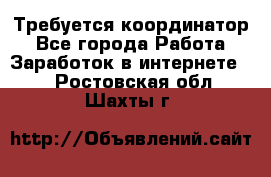 Требуется координатор - Все города Работа » Заработок в интернете   . Ростовская обл.,Шахты г.